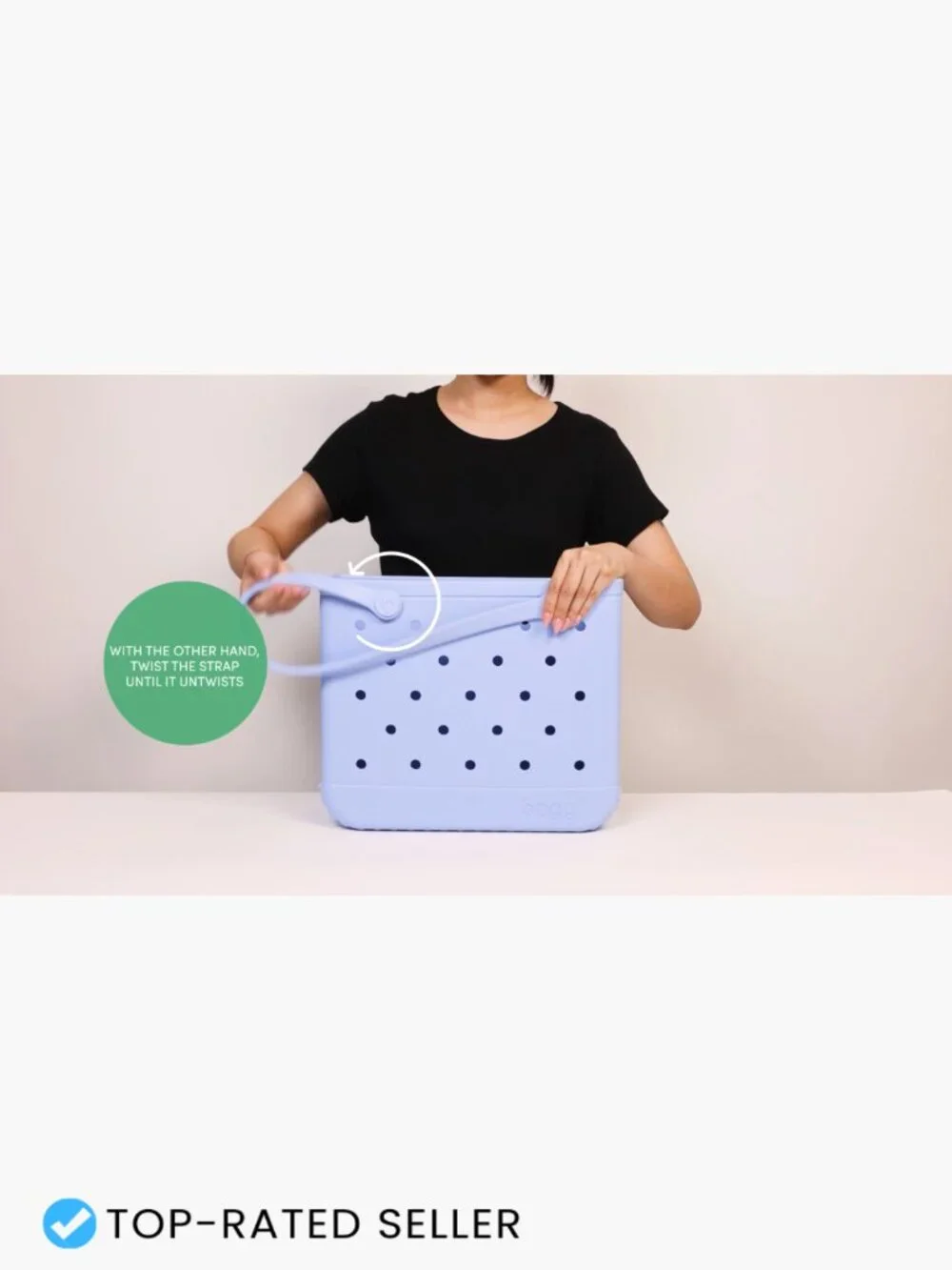 Durable Washable Tote Bag for Beach Pool Boat Work Sports - Picture 7 of 7